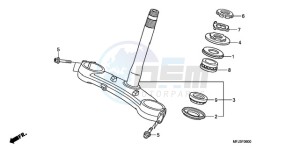 CBR600RR9 Europe Direct - (ED / MK) drawing STEERING STEM