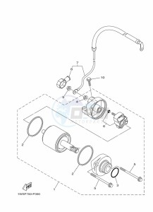 MT-07 ABS MTN690-U (B8M2) drawing STARTING MOTOR