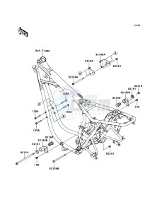 W800 EJ800ADF GB XX (EU ME A(FRICA) drawing Engine Mount