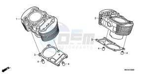 VT750C9 Europe Direct - (ED / MK) drawing CYLINDER