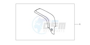 CBR600RR drawing EXH PIPE PROTECTOR