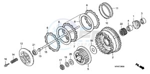 CB1000RB drawing CLUTCH