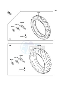 Z1000 ZR1000B9F FR GB XX (EU ME A(FRICA) drawing Tires