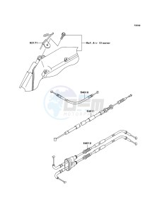 NINJA ZX-6RR ZX600-N1H FR GB XX (EU ME A(FRICA) drawing Cables