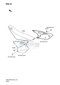 RM-Z250 (E24) drawing SEAT