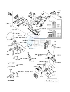 VN1700_CLASSIC_ABS VN1700FCF GB XX (EU ME A(FRICA) drawing Chassis Electrical Equipment