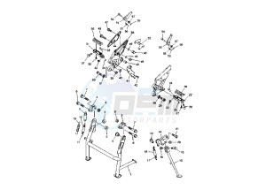 FZ6-SA FAZER 600 (ABS) drawing STAND- FOOTREST