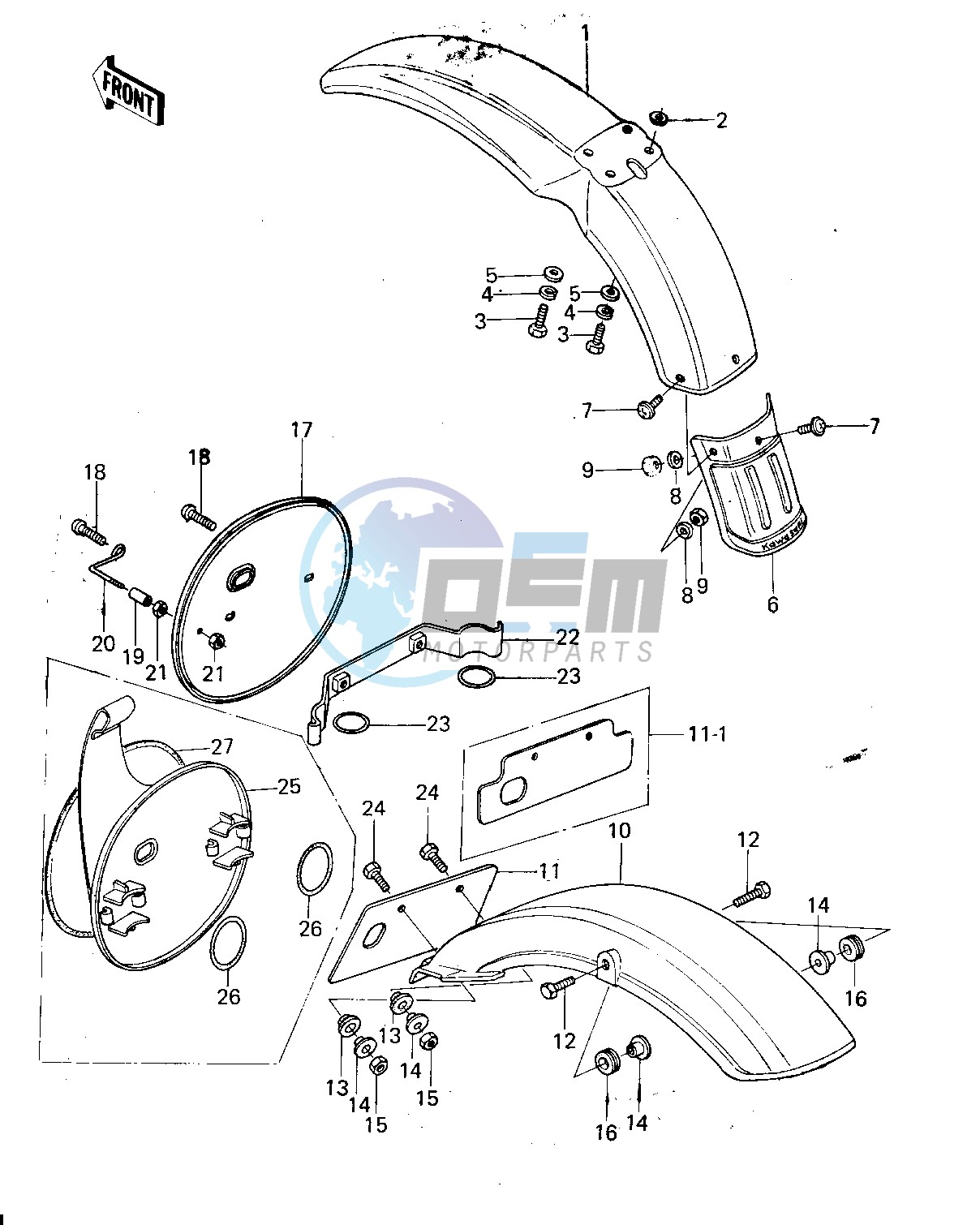 FENDERS_NUMBER PLATE -- 78-79- -