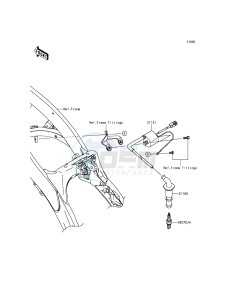 KX250F KX250ZGF EU drawing Ignition System