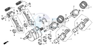 ST1100 drawing CRANKSHAFT/PISTON