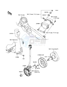 KX250F KX250YCF EU drawing Generator