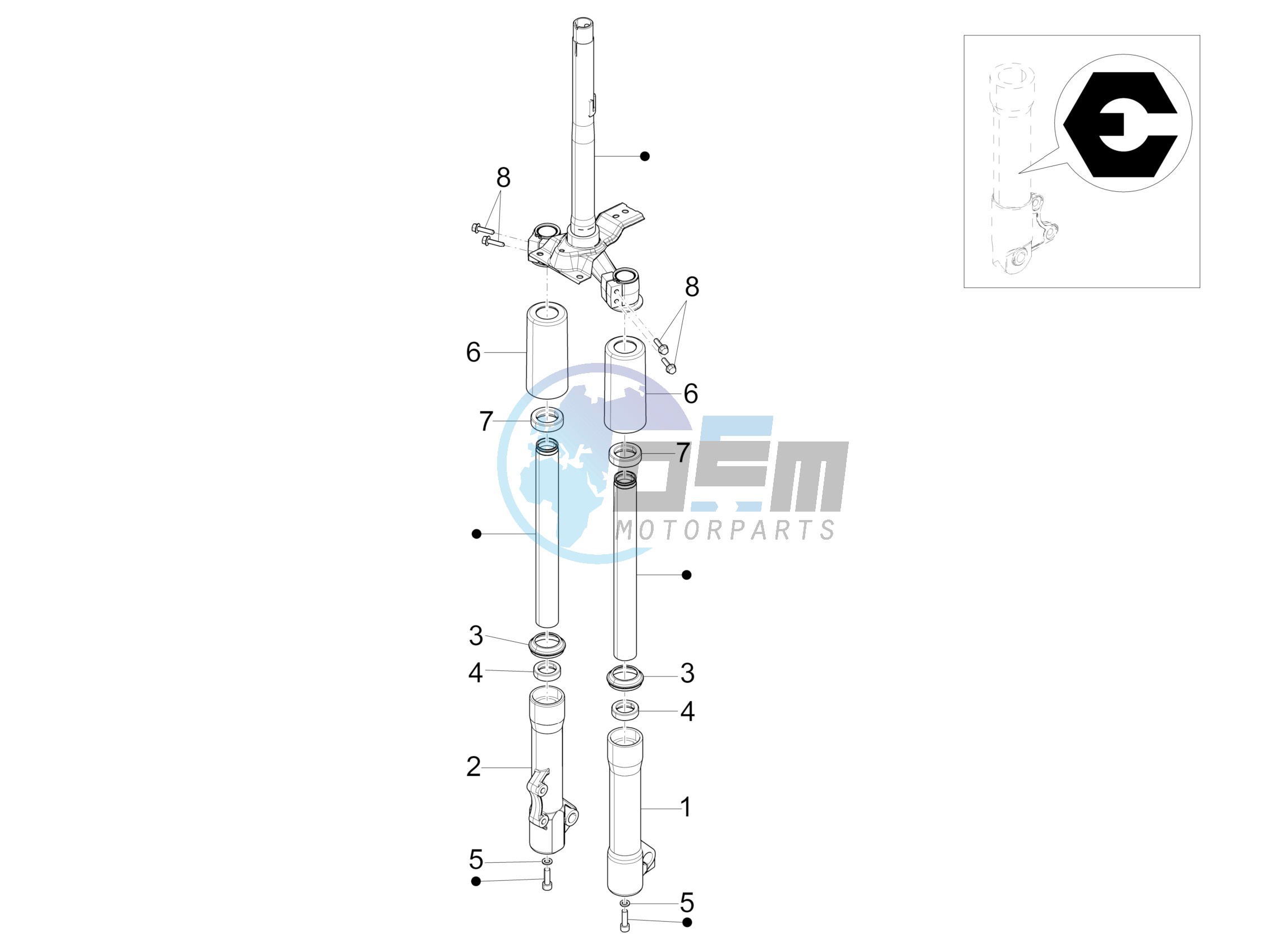 Fork components (Escorts)