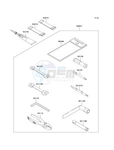 JT 1100 G[1100 STX D.I.] (G1 ) [1100 STX D.I.] drawing OWNERS TOOLS