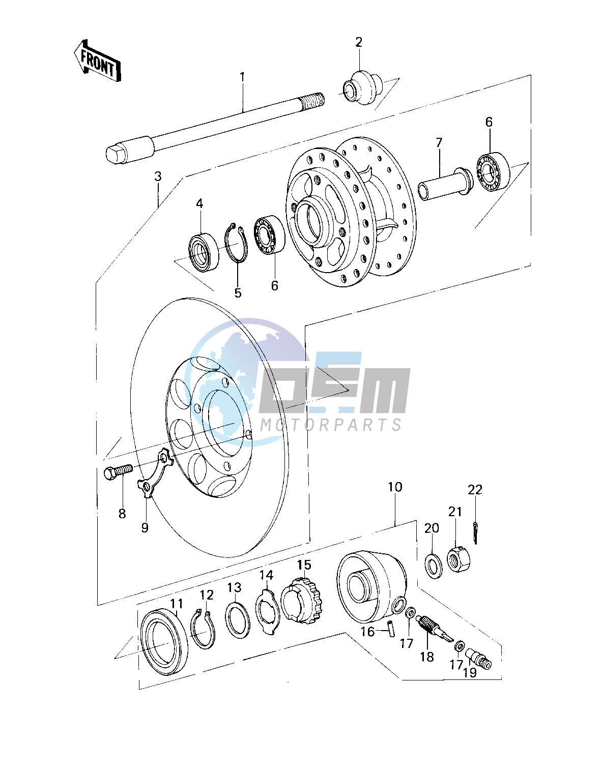 FRONT HUB