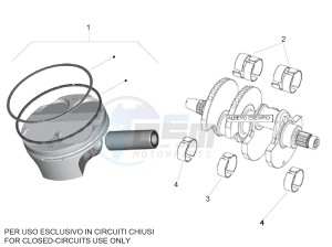 RSV4 APRC 1000 drawing Crankshaft assembly