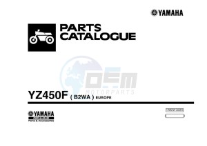 YZ450F (B2WA) drawing Infopage-1