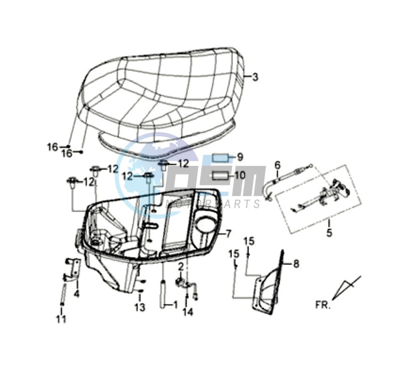 BUDDYSEAT - REAR LUGGAGE FRAME