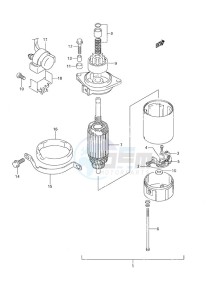 DF 25 drawing Starting Motor