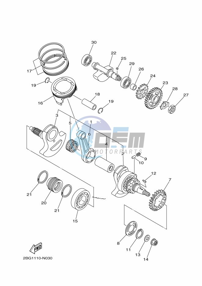 CRANKSHAFT & PISTON