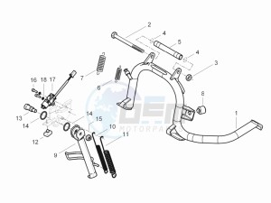 BV 350 4T 4V ie E3 ABS (USA) Usa drawing Stands