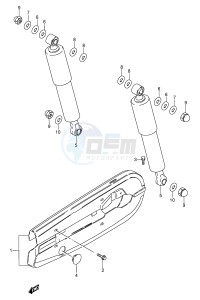 AX100 (E94) drawing REAR SHOCK ABSORBER (P36)