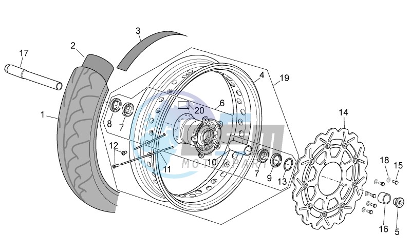 Front wheel