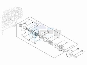 Typhoon 125 4t 2v e3 (USA) USA drawing Driven pulley