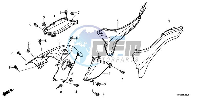 SIDE COVER/ TANK COVER