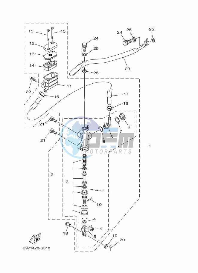 REAR MASTER CYLINDER