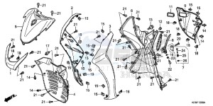 SH125DE SH125D UK - (E) drawing FRONT COVER