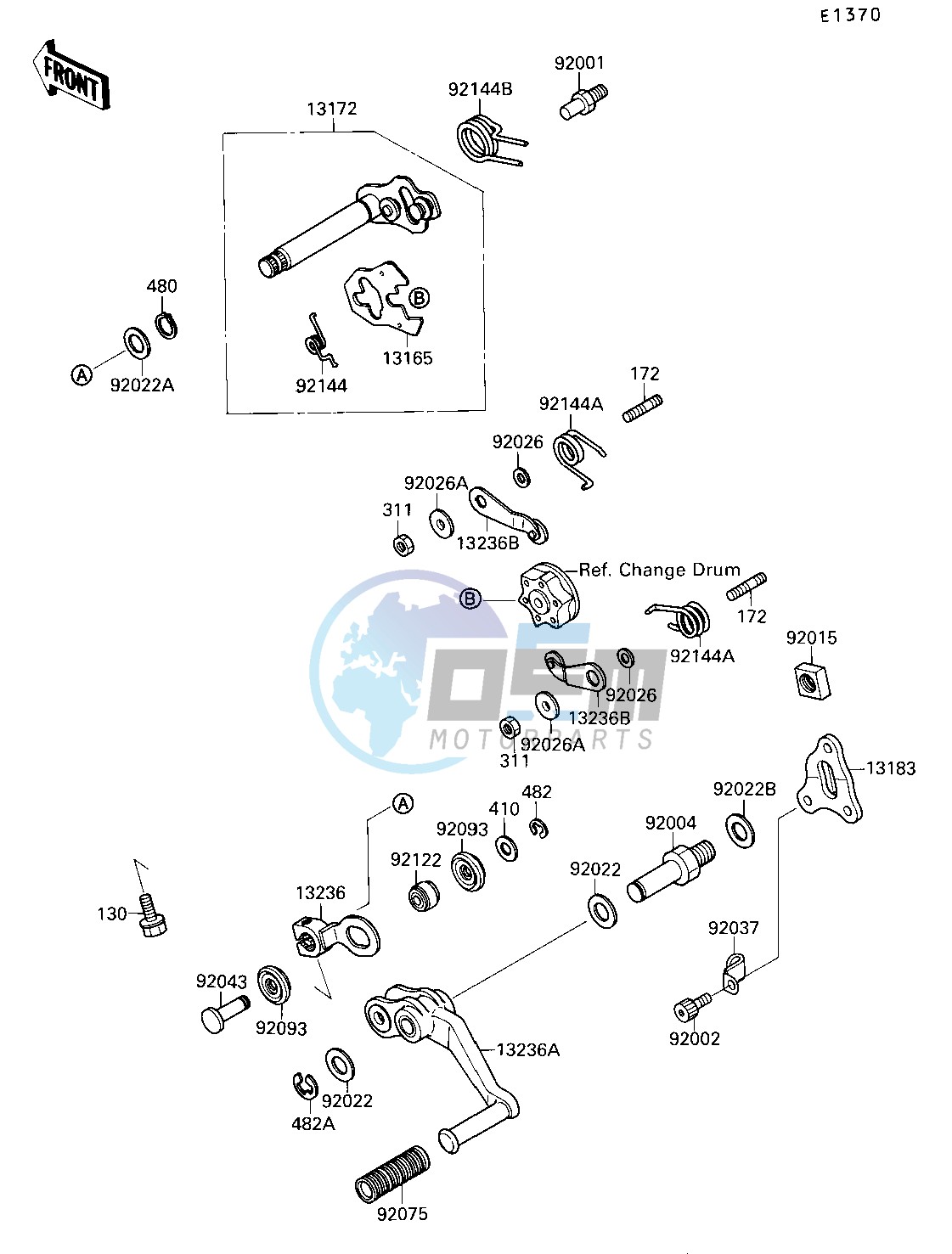 GEAR CHANGE MECHANISM