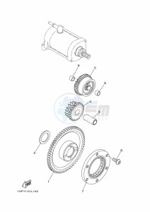 YFM700FWB KODIAK 700 (B6KN) drawing STARTER CLUTCH