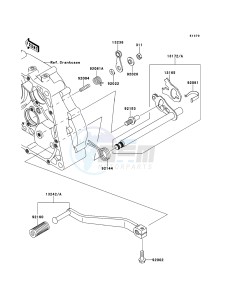 D-TRACKER 125 KLX125DCF XX (EU ME A(FRICA) drawing Gear Change Mechanism