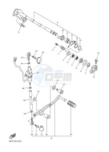 YZF-R1 998 R1 (BX41) drawing SHIFT SHAFT