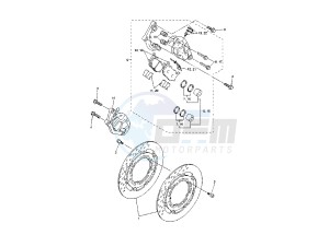 FZ6 600 drawing FRONT BRAKE CALIPER