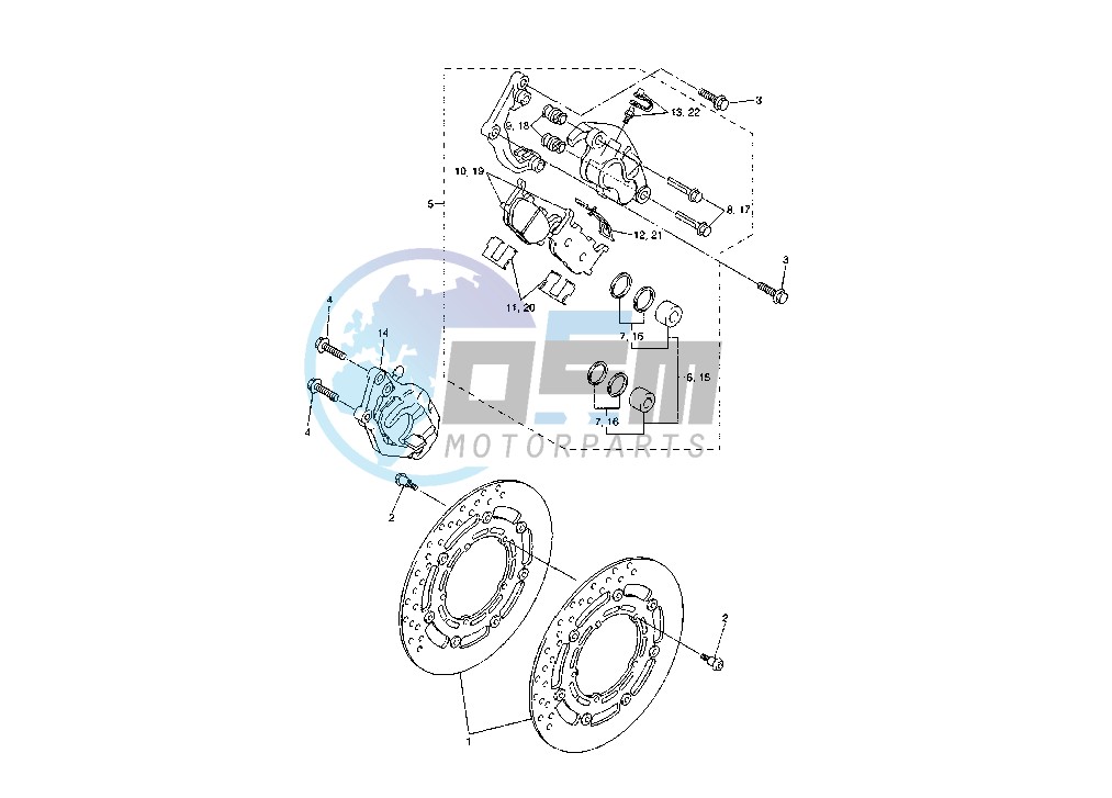 FRONT BRAKE CALIPER