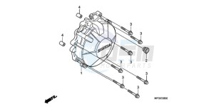 CB600FA Europe Direct - (ED / 25K) drawing GENERATOR COVER