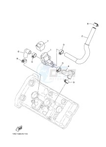 MT-09 TRACER MT09TRA TRACER 900 (2SCL) drawing AIR INDUCTION SYSTEM