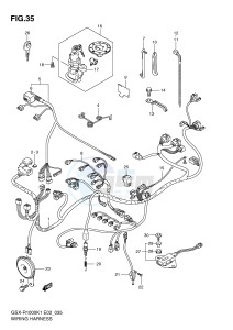 GSX-R1000 (E2) drawing WIRING HARNESS (GSX-R1000K1)