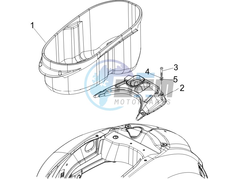 Helmet housing - Undersaddle