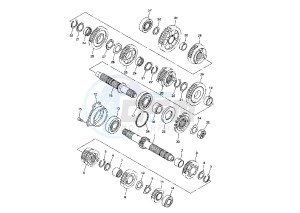 YZF R6 600 drawing TRANSMISSION