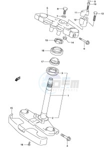 GZ250 (P19) drawing STEERING STEM