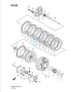 VZ800L1 drawing CLUTCH