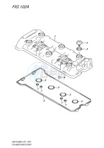 GSX-S 1000 drawing CYLINDER HEAD COVER