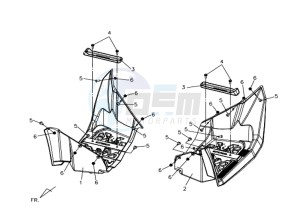 QUAD LANDER 300S drawing FOOTREST L / R