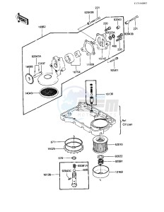 KZ 650 H [CSR] (H3) [CSR] drawing OIL PUMP_OIL FILTER -- 83 H3- -