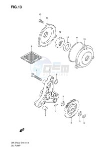 DR-Z70 EU drawing OIL PUMP