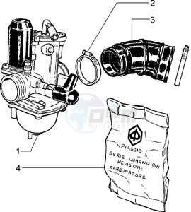 Hexagon 150 EXV1T 150cc drawing Carburettor