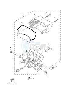 YBR125ED (51D3) drawing TAILLIGHT