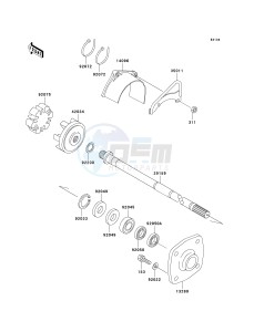 JS 800 A [800 SX-R] (A1-A3) [800 SX-R] drawing DRIVE SHAFT